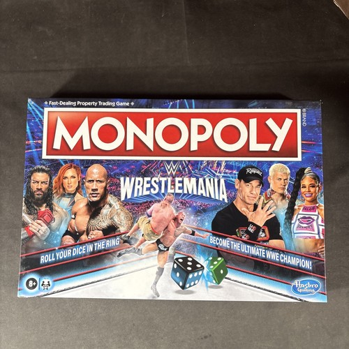 Wwe monopoly wrestlemania game - wwe,