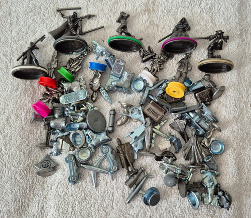 Lot assorted metal monopoly - metal,
